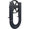Ekena Millwork Premium Wagon Wheel Horseshoe Roller Hanger w/ Bolts for Barn Door for 2 1/4" Doors, Dark Gray GB60015R2WDG - alternate 5
